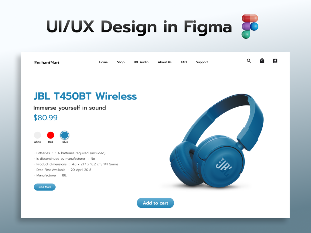 UI/UX Design for Online Store